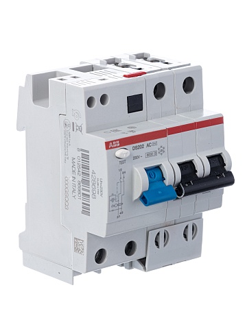 ABB Выключатель автоматический дифференциального тока 4мод. DS202 AC-C10/0,03