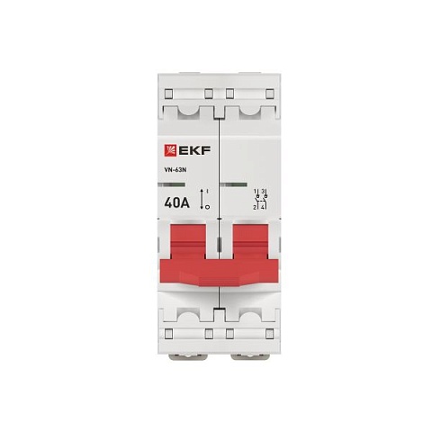 EKF Выключатель нагрузки 2P 40А ВН-63N PROxima