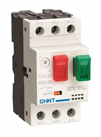 CHINT Пускатель NS2-25 4-6.3A (R)