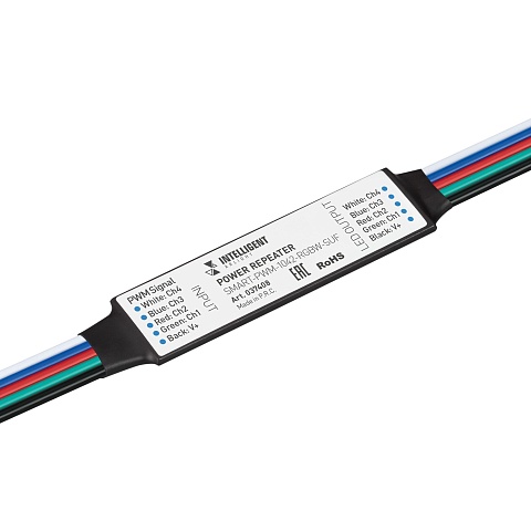 Arlight INTELLIGENT ARLIGHT Усилитель SMART-PWM-1042-RGBW-SUF (12-24V, 4x1A) (IARL, IP20 Пластик, 5 лет)