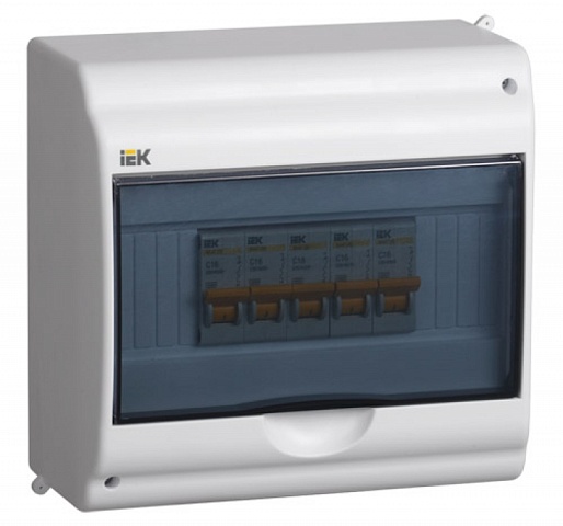 IEK KREPTA 3 Корпус пластиковый КМПн 2/9-1 IP31 белый откр.монтаж