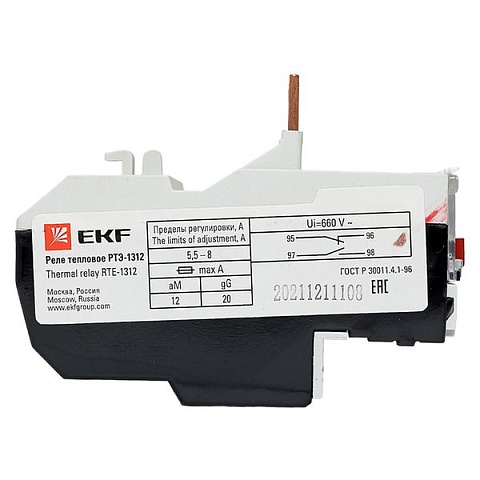 EKF PROxima Реле тепловое РТЭ-1312 5,5-8А