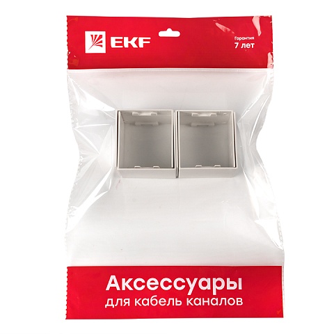 EKF PROxima Соединитель (60х60) (4 шт) Plast Белый