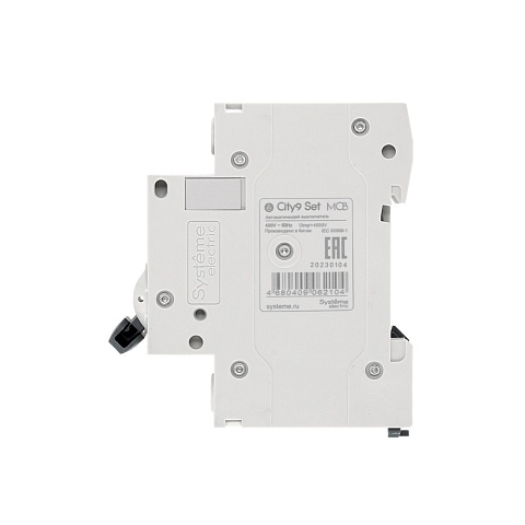 Systeme Electric City9 Set Автоматический выключатель (АВ) С 6А 2P 4.5kA 230В