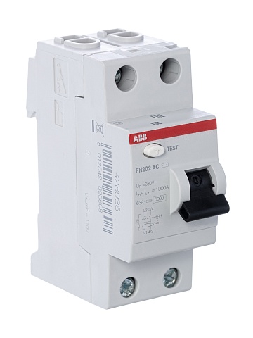 ABB FH202AC УЗО 2P 63A 30mA (AC)