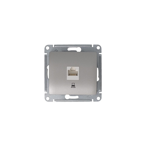 Systeme Electric Glossa Платина Розетка компьютерная RJ45 кат.5E