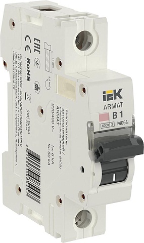 IEK ARMAT Автоматический выключатель M06N 1P B 1А