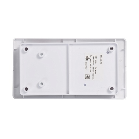 Systeme Electric Glossa Бел Блок: розетка и 2-кл. выключатель