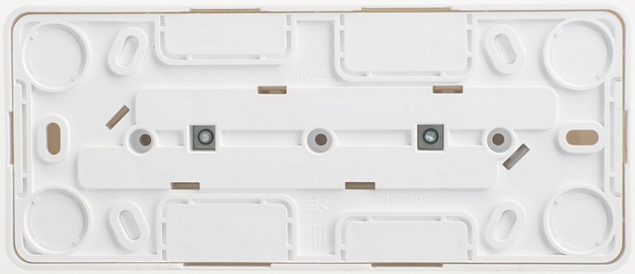 Systeme Electric Этюд наруж Бел Розетка 3-ая б/з со шторками 16А 250B