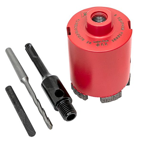 EKF Коронка алмазная Turbo Fast 68 DCH-68TRB Laser M16 Expert