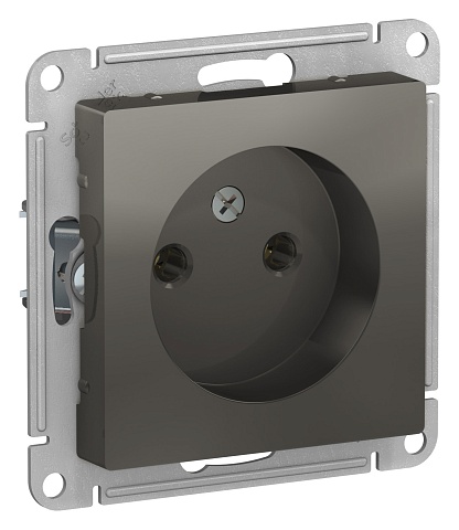 Systeme Electric AtlasDesign Сталь Розетка б/з, 16А, механизм