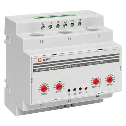 EKF PROxima Ограничитель мощности 3-фазный ОМ-630