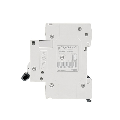 Systeme Electric City9 Set Автоматический выключатель (АВ) С 6А 4P 4.5kA 400В