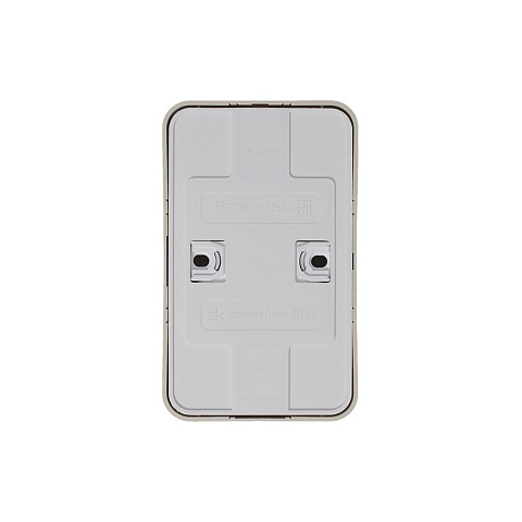 Systeme Electric Blanca наруж Беж Розетка 2-ая с/з со шторками, изолир. пластина 16А, 250В