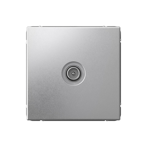 Systeme Electric ArtGallery Алюминий TV Розетка проходная 4DB, механизм