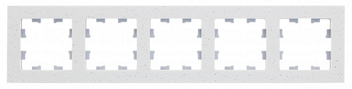Systeme Electric AtlasDesign Nature Мрамор крем роял Рамка 5-ая, универсальная