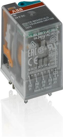 ABB CR-M024AC3 Промежуточное реле 24V 10A 3ПК (AC)
