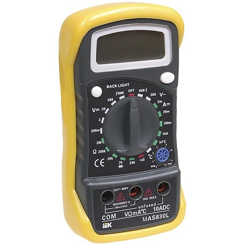 IEK Мультиметр цифровой Master MAS830L