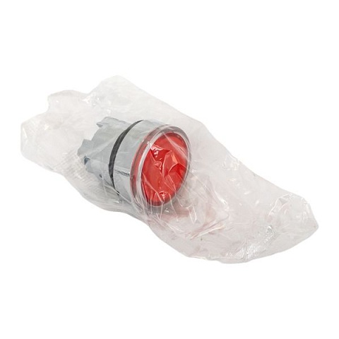 EKF PROxima Исполнительный механизм кнопки XB4 красный плоский возвратный без фиксации, с подсветкой