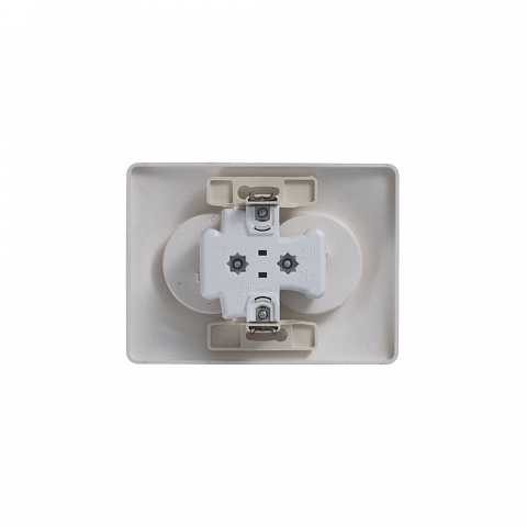 Systeme Electric Glossa Титан Розетка 2-я б/з (в сборе с рамкой)