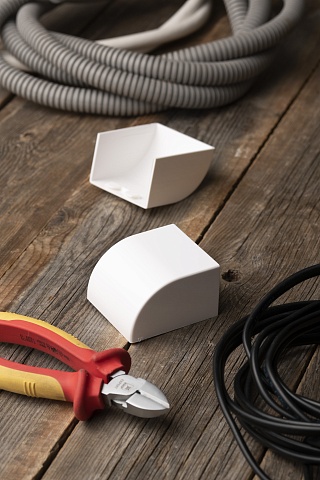 EKF PROxima Заглушка (60х40) (4 шт) Plast Белый