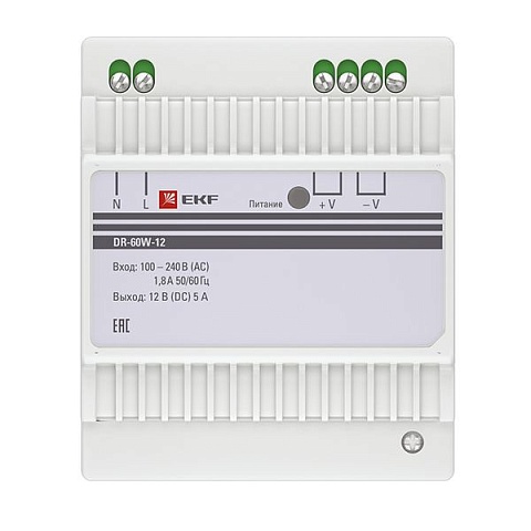 EKF PROxima Блок питания 12В DR-60W-12