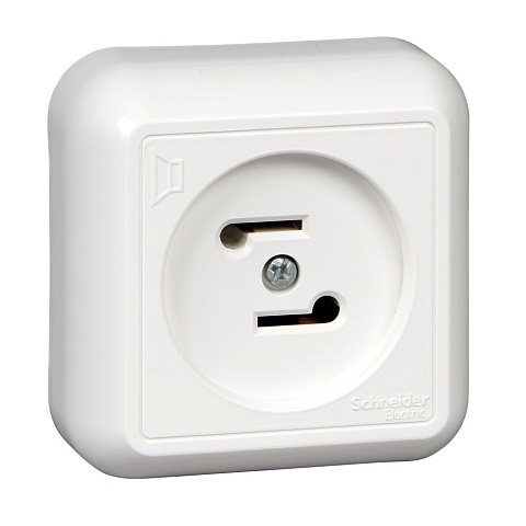 Systeme Electric Blanca Наруж бел розетка радио 30В 50-10000Гц (опт.упак.)