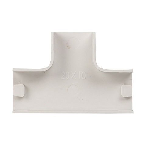 EKF PROxima Угол T-образный (20х10) (4 шт) Plast Белый