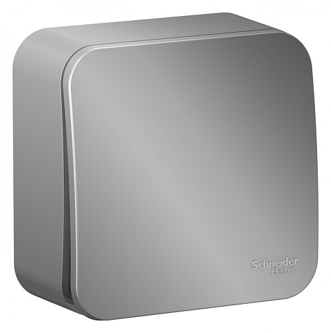 Systeme Electric Blanca наруж Алюминий Выключатель 1-клавишный 10А, 250B, изолир. пластина