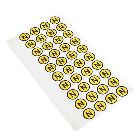 EKF PROxima Наклейка "N" (d20мм.)