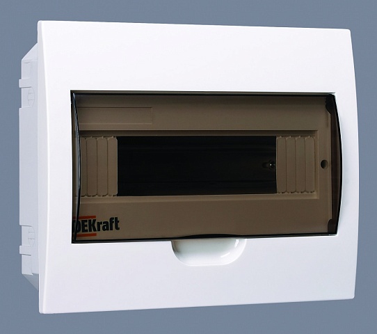 Dekraft Корпус пластиковый встраиваемый 12 мод. IP41 ЩРВ-П-12
