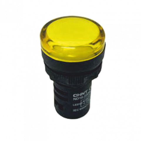 CHINT Индикатор ND16-22DS/2 желтый АС/DC24В (R)