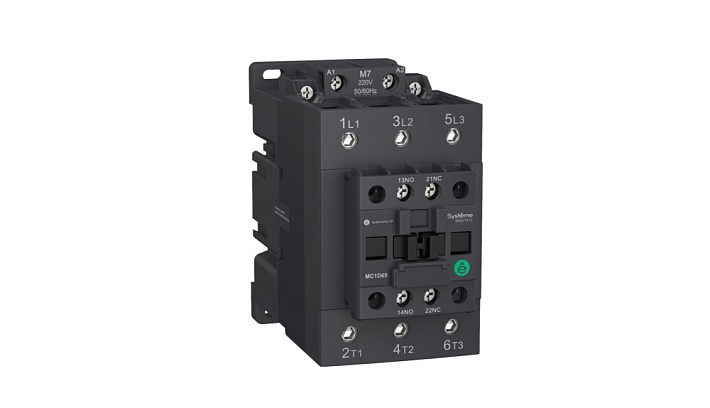Systeme Electric Контактор MC1D 3P 65A НО+НЗ 110V 50/60ГЦ