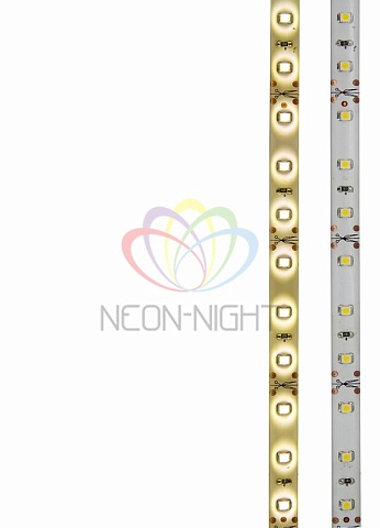 LAMPER LED лента силикон, 8 мм, IP65, SMD 2835, 60 LED/m, 12 V, цвет свечения теплый белый