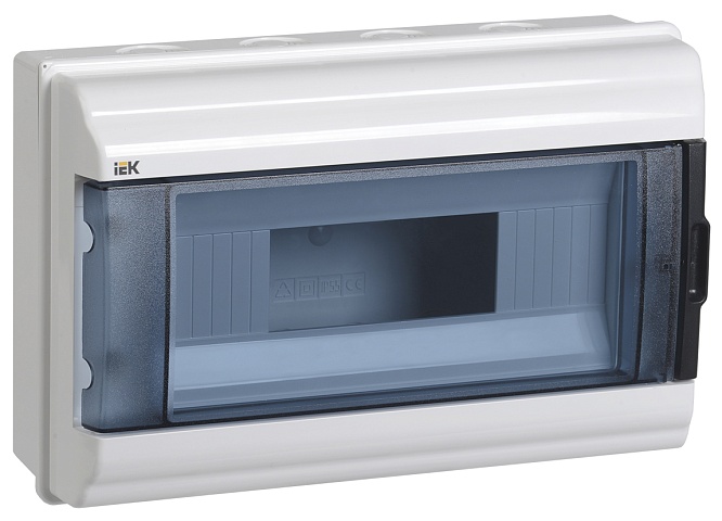 IEK KREPTA 5 Корпус пластиковый КМПн-12 IP55 белый откр.монтаж