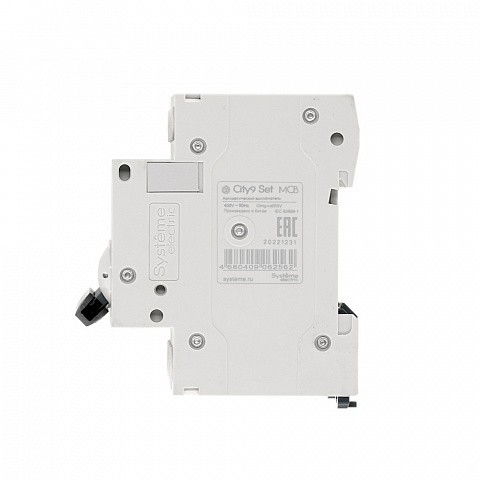 Systeme Electric City9 Set Автоматический выключатель (АВ) С 10А 4P 4.5kA 400В