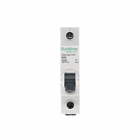 Systeme Electric City9 Set Автоматический выключатель (АВ) B 20А 1P 4.5kA 230В