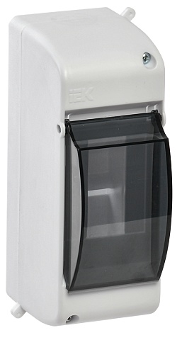 IEK KREPTA 3 Корпус пластиковый  КМПн 2/2IP30 белый откр.монтаж
