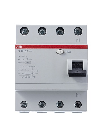 ABB FH204AC УЗО 4P 40A 30mA (AC)