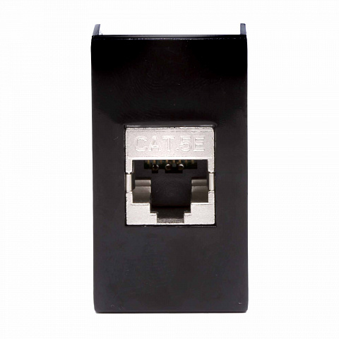 DKC Розетка RJ-45 кат5E,экр,Viva,1 мод.,черн