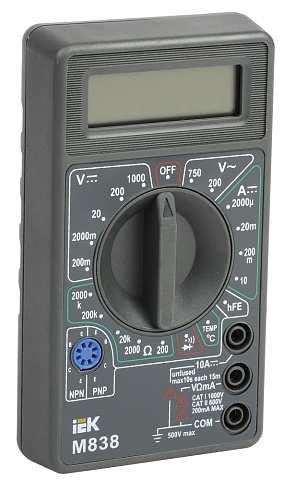 IEK Мультиметр цифровой Universal M838