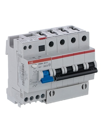 ABB Выключатель автоматический дифференциального тока 6мод. DS204 AC-C25/0,03