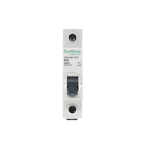 Systeme Electric City9 Set Автоматический выключатель (АВ) B 32А 1P 4.5kA 230В