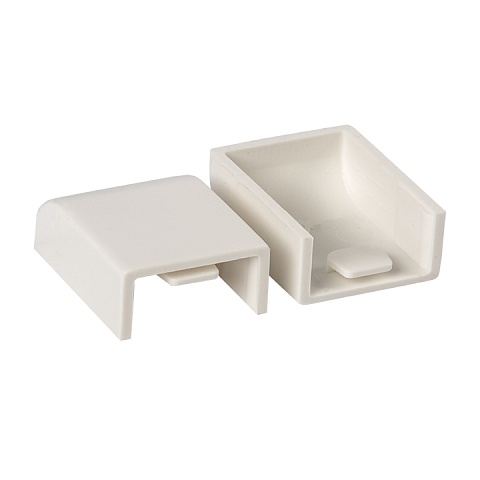 EKF PROxima Заглушка (20х10) (4 шт) Plast Белый