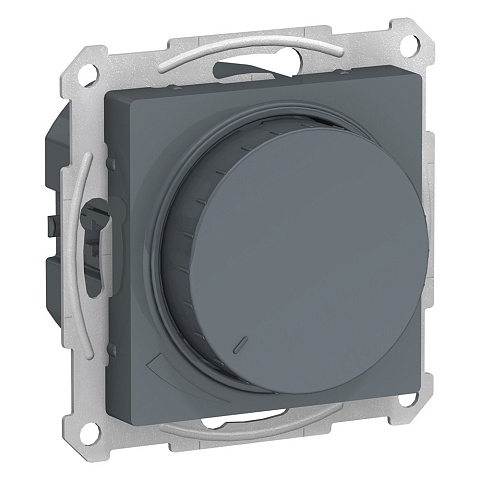 Systeme Electric AtlasDesign Грифель Светорегулятор (диммер) повор-нажим, LED, RC, 400Вт, мех.