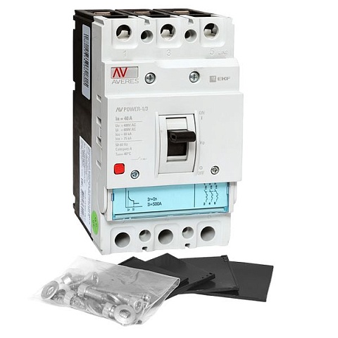 EKF Averes Автоматический выключатель AV POWER-1/3  40А 80kA TR