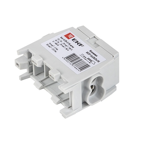 EKF PROxima Клемма распределительная КСР с двойным винтом 2x25/2x16 серая
