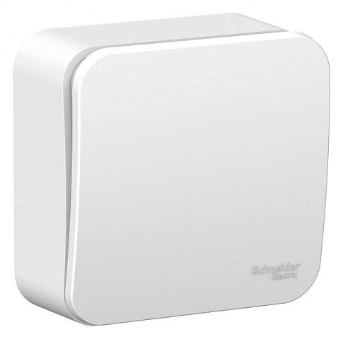 Systeme Electric Blanca наруж Бел Выключатель 1-клавишный 6А, 250В, изолир. пластина