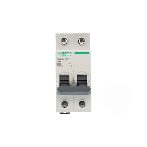 Systeme Electric City9 Set Автоматический выключатель (АВ) С 40А 2P 6kA 230В