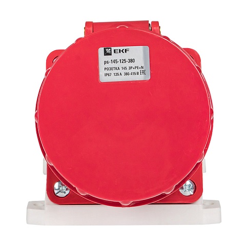 EKF PROxima Розетка стационарная наружная 145 3Р+РЕ+N 125А 380В IP67